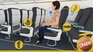 Illustration for article titled This Game Might Actually Get You To Learn In-Flight Safety Procedures
